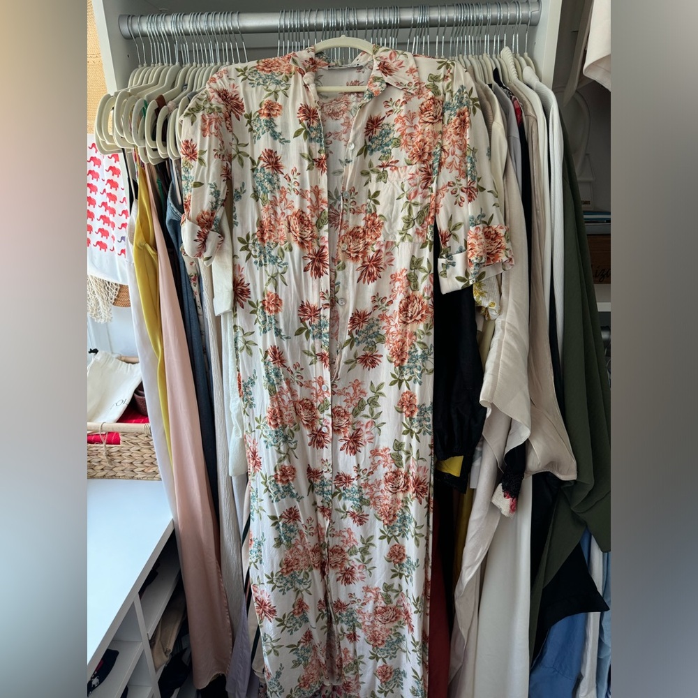 zara dress. size small. full length